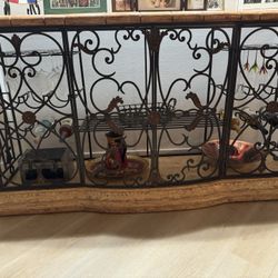 Amazing Table With Wine Rack 