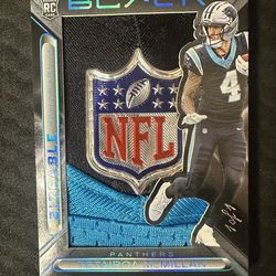 Panini Black OROY Tetairoa McMillan 1/1 NFL SHIELD