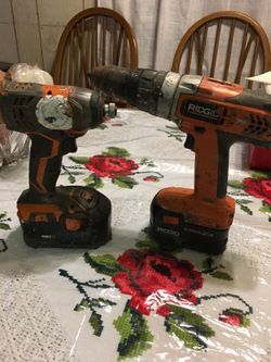 RIDGID 18volt impact & drill drive 2 speed