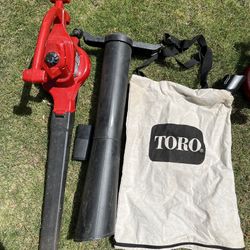 Toro Electric Leaf Blower Vacuum 