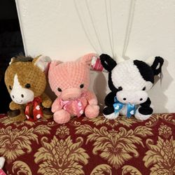 Farm Animal Plushies