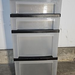 Rolling Storage Drawer Organizer – 4 Drawers