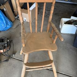 Wooden High Chair