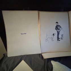 Norman Rockwell Hand Signed 