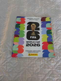 FIFA World Cup 2026 Panini sticker album with colorful abstract shapes -Like New

#worldcup #soccer