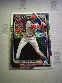 Elly De La Cruz Topps Chrome Silver Mojo Rookie