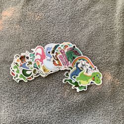 Dinosaur Water bottle Stickers