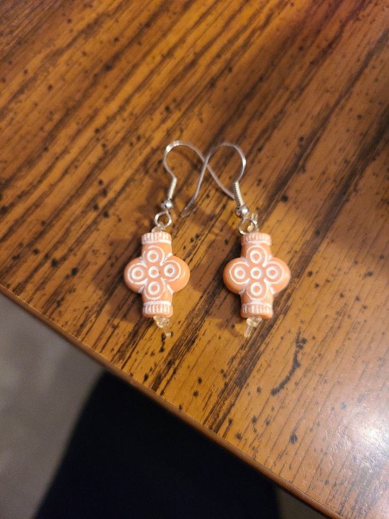 Terra Cotta Type Earrings