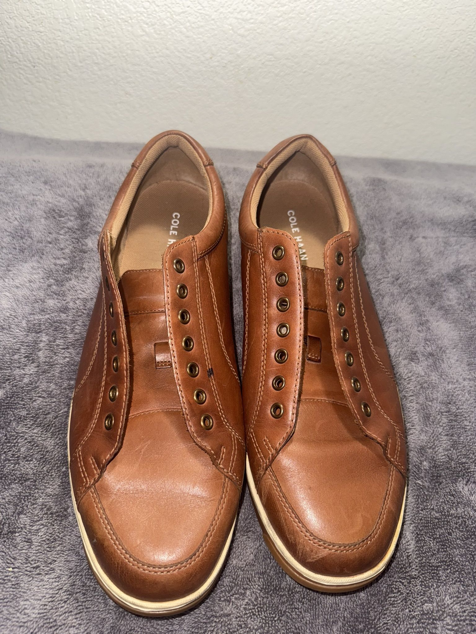 Cole Haan Men's Oxford Formal Brown Leather Shoes | $29 | Size : 10