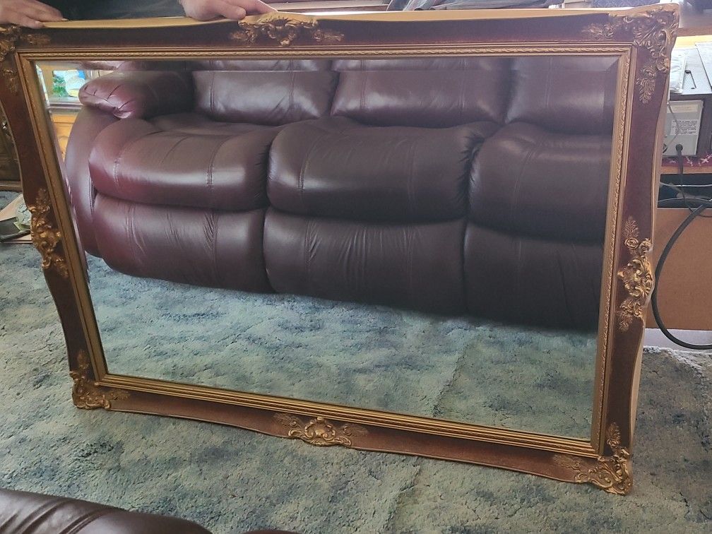 Vintage Carolina Mirror Company 44x32 Wall Mirror