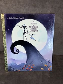 New Disney Nightmare Before Christmas Little Golden Book