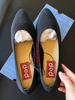Brand New Pop Memory Foam Black Flats – Women’s Size 8