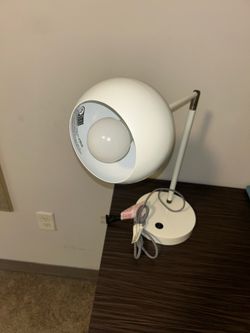 White Adjustable Desk Lamp