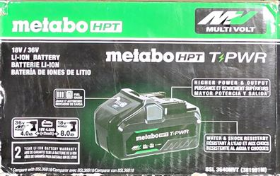 Metabo 36v 4ah battery