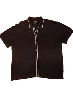 Abercrombie & Fitch Knit Polo Shirt – Size XL