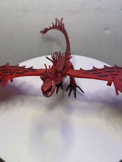 A figurine of a dragon named Hookfang
