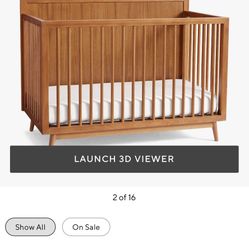 Free Slats And Crib Mattress Doe Pottery Barn 3-1 Crib