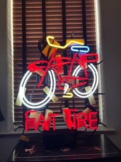 “Fat Tire” Neon Sign