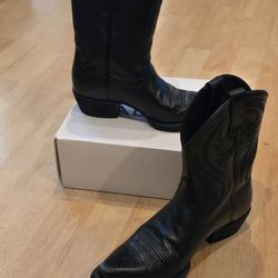 Ariat Woman's Black Cowgirl Boots Leather 