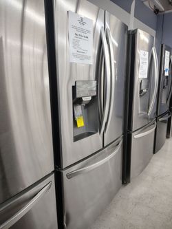 $749(THIS WEEK ONLY: 50% OFF FRENCH 3 DOOR REFRIGERATORS) LG French 3 Door Refrigerator