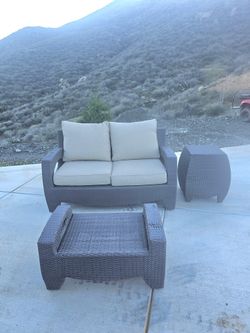 Patio Furniture Set Pick Up At West Hemet Green Acre Cash Only 