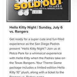Hello Kitty Night Tickets 