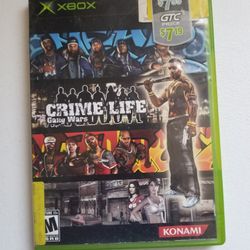 Crime Life: Gang Wars (Microsoft Xbox, 2005) CIB Complete Tested & Works!