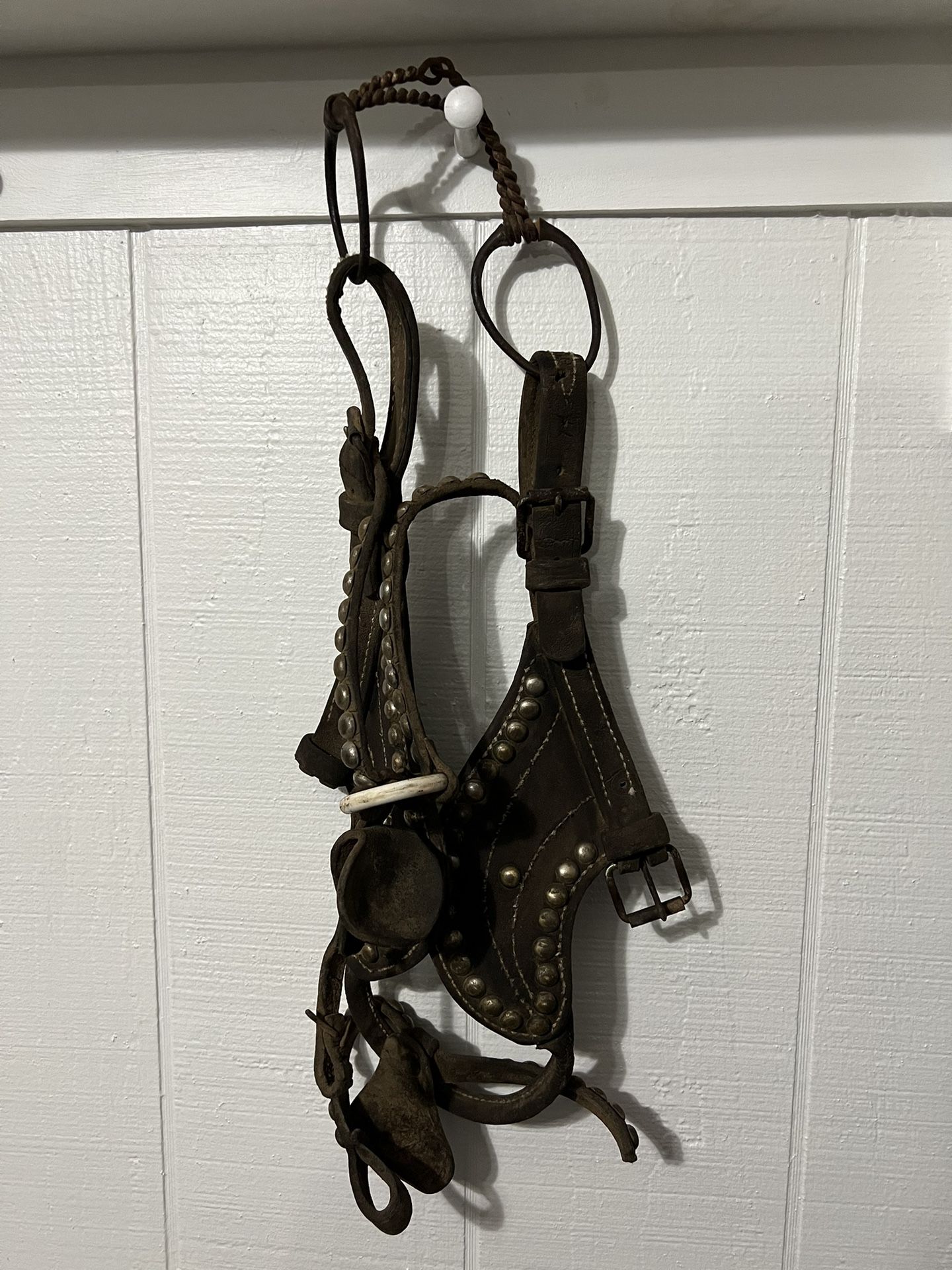 Leather Studded Horse Bridle 