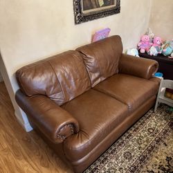 Leather Couch 