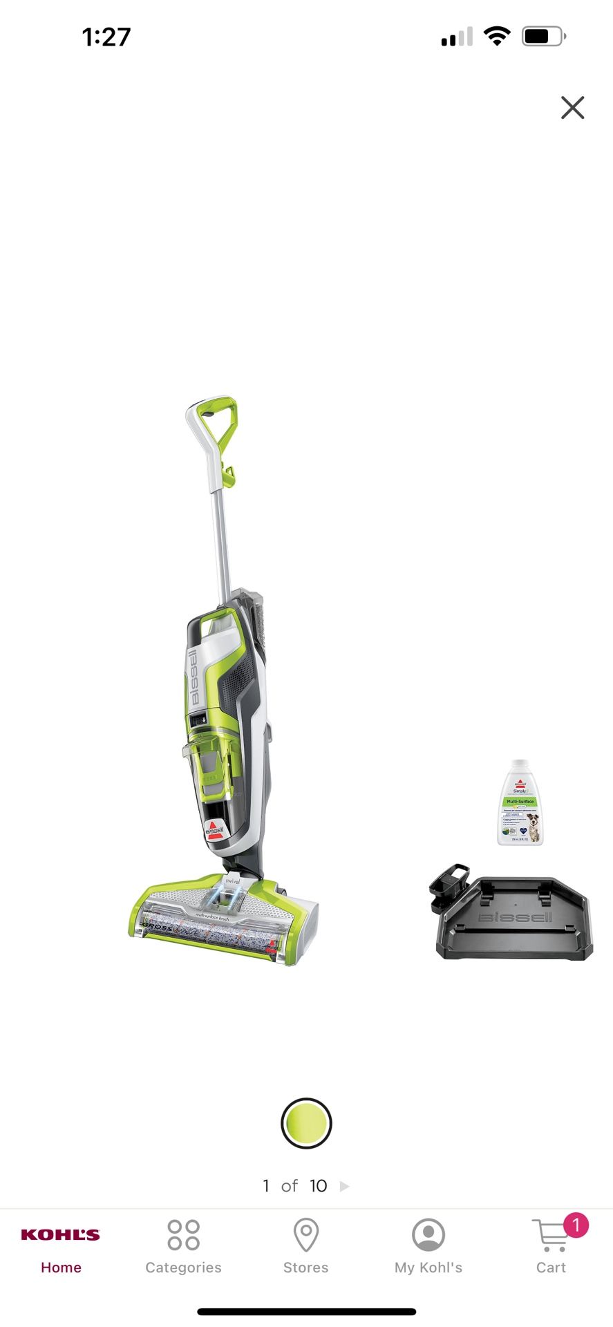 BISSELL CrossWave All-in-One Multi-Surface Wet Dry Vac