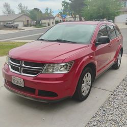 2017 dodge journey  candy red 6 passenger