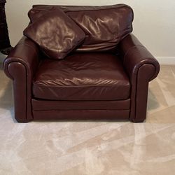 Leather Chair- Oversized 