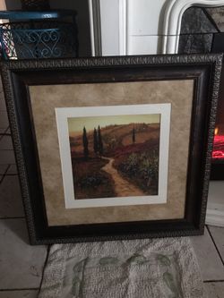 Painting framed