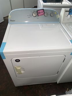New scratch & dent Whirlpool electric dryer with 6 months warranty