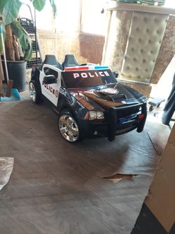 Dodge Police Car For 2 Kids 