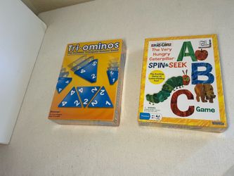 Tri-ominos and Very Hungry Caterpillar ABC Game Bundle
