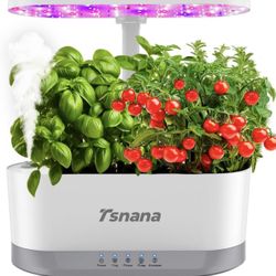 Hydroponics Growing System, 2024 New Version 11 Pods Indoor Garden System with Atomizer & Water Automatic Cycle System, 36W LED Light with Adjustable 