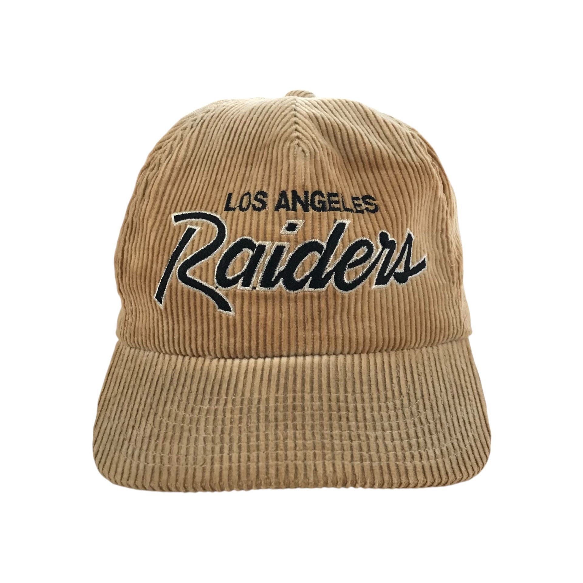 VINTAGE SPORTS SPECIALTIES LA RAIDERS SNAPBACK HAT CORDUROY LOS