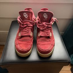 Air Jordan Retro 4 ‘Oklahoma Sooners’ size 10.5 ($50) Used 