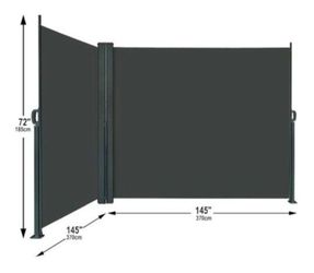Retractable Double Side Awning