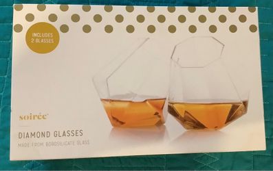 Soirée diamond glasses