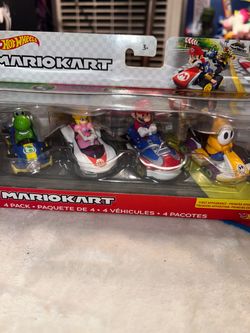 Hot Wheels Mario Kart 4-Pack Die-Cast Cars