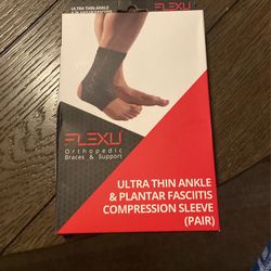 Ultra Thin Ankle And Plantar Fasciitis Compression Sleeve 