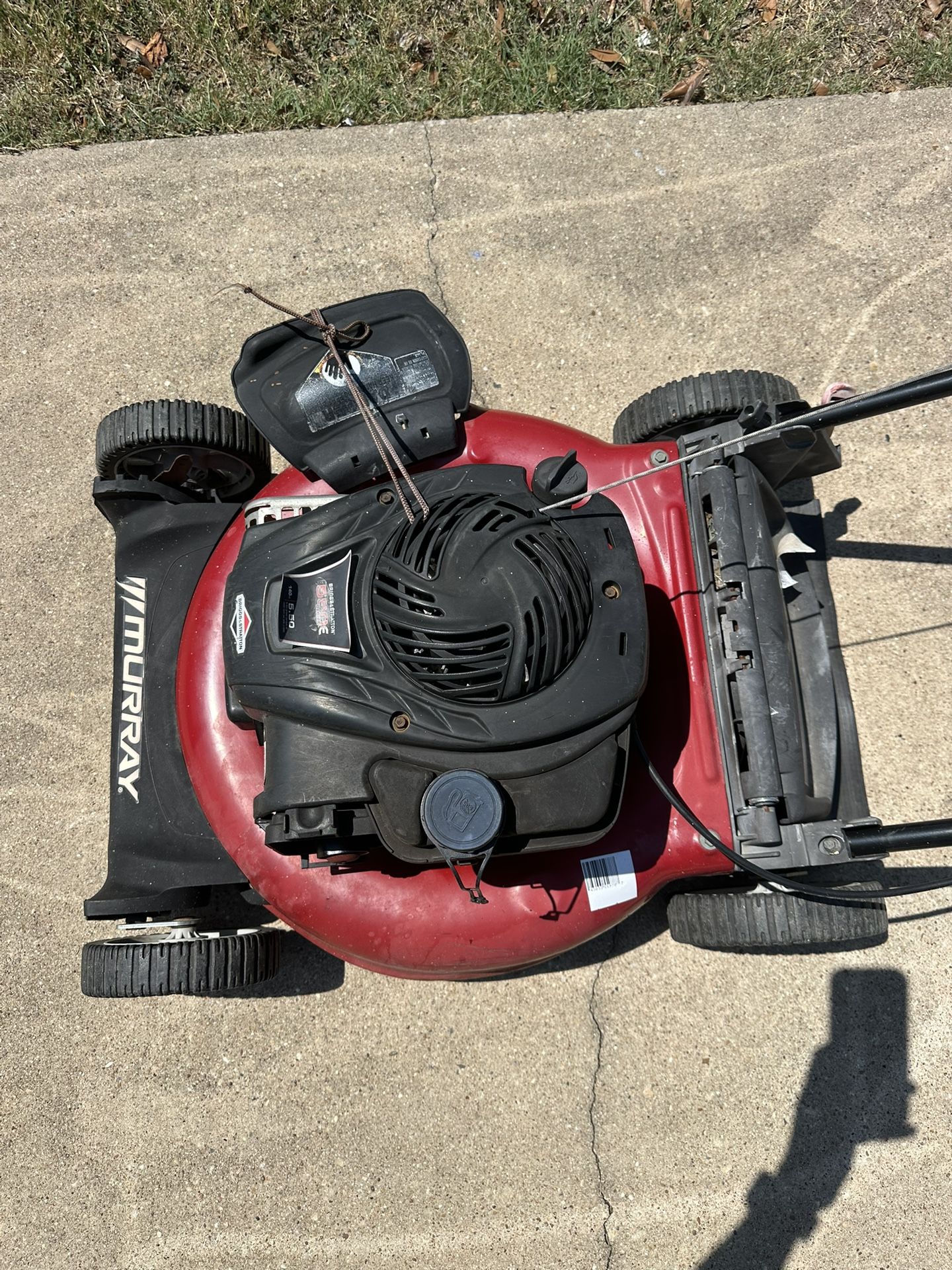 21 in. 140 cc Briggs and Stratton Walk Behind Gas Push Lawn Mower with Height Adjustment
