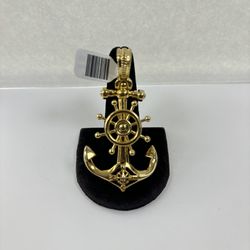 14k anchor Pendant 
