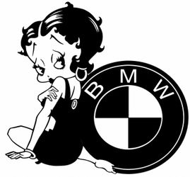 betty boop car decal