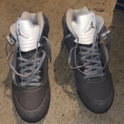 Jordan 5 Wolf Grey Size 13
