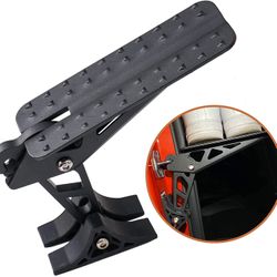 Foldable Car Door Step, Universal Fit Car Door Step, Roof Rack Door Step Up On Door Latch, Supports Both Feet, Easy Access to Rooftop for Most Car, SU
