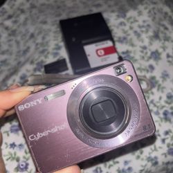 Sony Cyber-shot DSC-W130 -Metallic Pink – Tested + Memory Card, Battery & Charger 