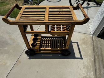 Outdoor Wine Cart